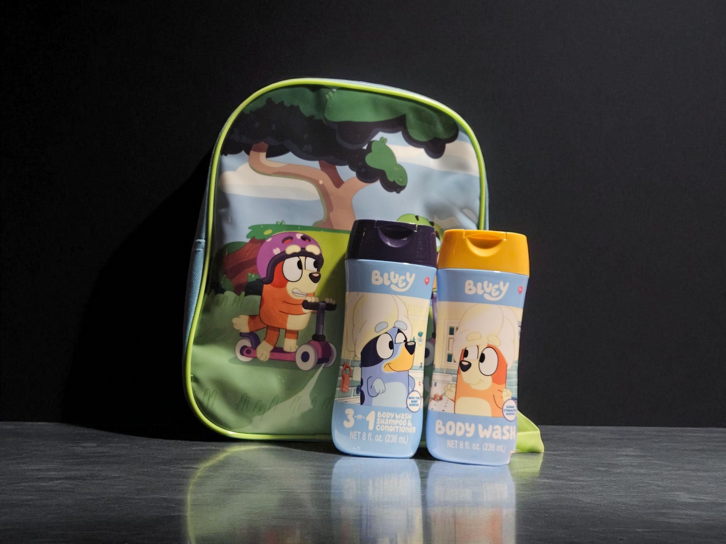 Bluey Backpack & Bath Set