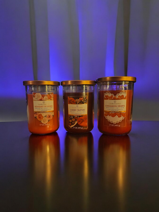 (2)Scented 2-Wick Candles