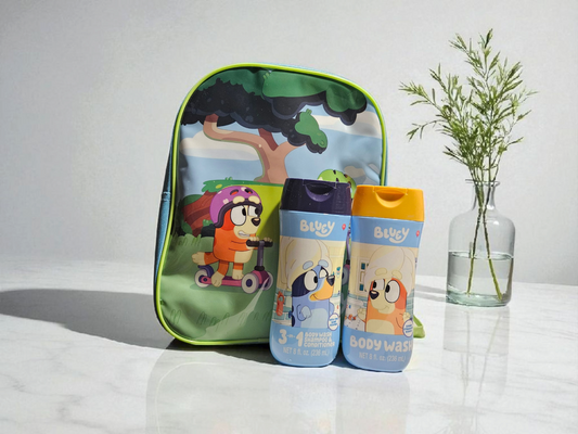 Bluey Backpack & Bath Set
