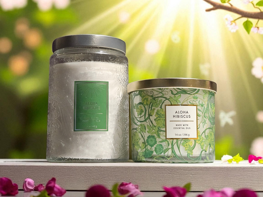 Aloha Hibiscus & White Sandalwood 3-Wick Candle Sets