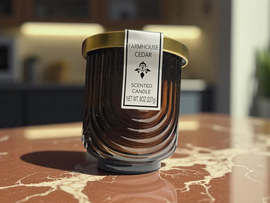 Farmhouse Cedar Scented Candle